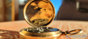  Taschenuhr Gold 585 14 K Montre gousset or pocket watch solid gold, 56 Zolotniki Bild 8