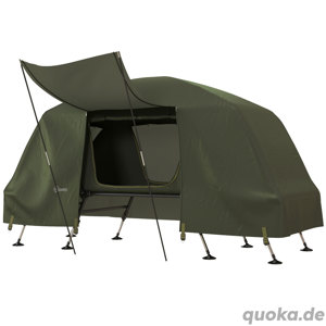 Campingbett + Zelt Feldbett Regenschutz wasserdichte Zelt Caping Tent