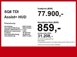 Audi SQ8 TDI Assist+ HUD el.Sitz #black MTRX Pano App Akust Bild 4