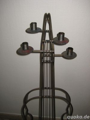 Kerzenständer in Cello-Form Bild 2
