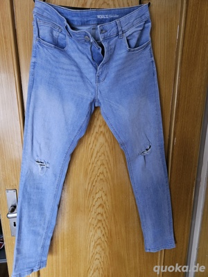 Skinny Jeans hellblau Bild 1
