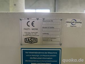 Fasti Schwenkbiegemaschine CNC gesteuert Bild 7