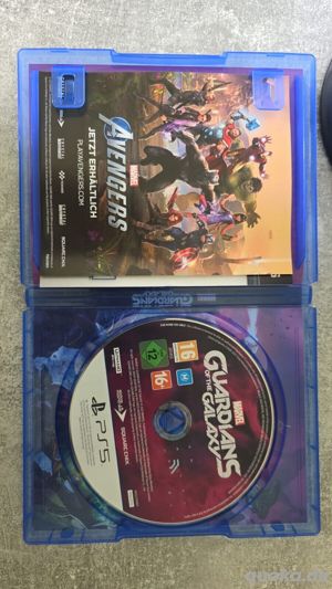  Sony PS5 Blu-Ray Edition Spielekonsole - Weiß Mit Guardians of the Galaxy Bild 8