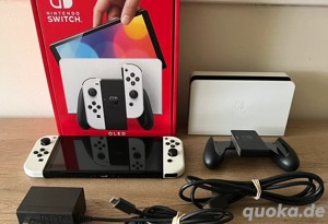 Nintendo Switch  OLED + 2 Spiele Bild 3