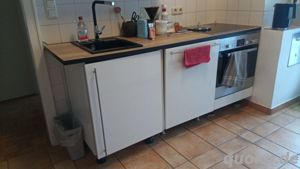 Einbauküche mit Kühlschrank Liebherr +Boschherd + Küchenschränke zu verkaufen,elegantes Design Bild 9