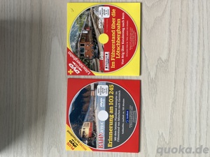 2 DVD mit Streckenfahren Bahn (Erinnerung an 103 245 und Lötschbergbahn)