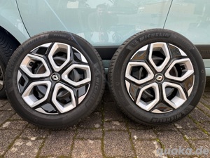 4 Sommerreifen auf Felge (NEU) Renault Twingo 165 65R15 + 185 60R15 Michelin Primacy 