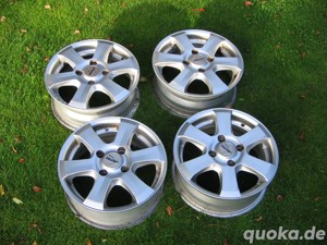 4x Alufelgen-14-Zoll-5,5J-LK4x108-Peugeot-Ford-Citrön-NP:299,- FP:119,- Bild 2