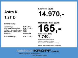 Opel Astra K 1.2T LED,Sitzheizung,Lenkradheizung,DAB Bild 4