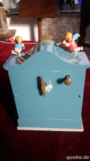 wendt und kühn engel Spieluhr alt Orgel " oh du fröhliche" Bild 4