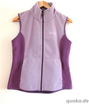 fliederfarbene Weste Truma Größe M zwei Taschen m Reißverschluß