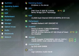 Budget Spiel HP Pc: i5, SSD+HDD, 2 Gb Grafik, WIN 11 Pro Bild 8