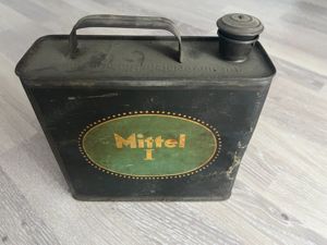  Oldtimer Blechdose Aseol Auto Oel, original aus den 30 er Jahren, Zeitz Bild 2