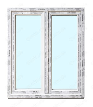 Kunststofffenster, Fenster auf Lager abholbar 120x140 cm 2-flg. Bild 1