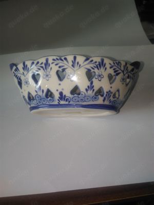 kleine Konfekt Schale Konfektschale blau Bild 3