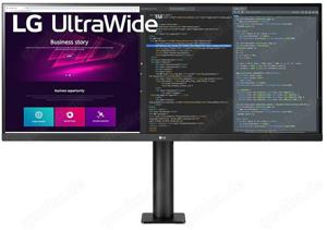 LG 34WN780 86,7 cm (34 Zoll) UltraWide Ergo QHD 21:9 Monitor - schwarz Bild 1