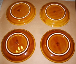 C ODE Teller Untertasse für Suppentasse 4 Stk 19,5 cm hitzebeständig gut erhalten Speiseteller Bild 2