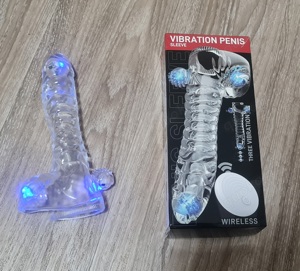 Penisverlängerung Penishülle Vibrator  Sex Spielzeug NEU Bild 1
