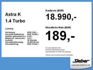 Opel Astra K 1.4 Turbo Edition *Navigationssystem* Bild 4