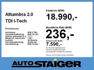SEAT Alhambra 2.0 TDI i-Tech SS I-TECH 7-Sitze LM Bild 4