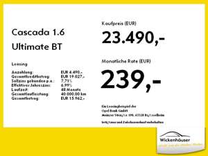Opel Cascada 1.6 Ultimate BT Navi Bel.Sitz Alu Leder Bild 2