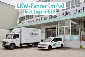 LKW-Fahrer (m w) inkl. Lagerarbeit  gesucht