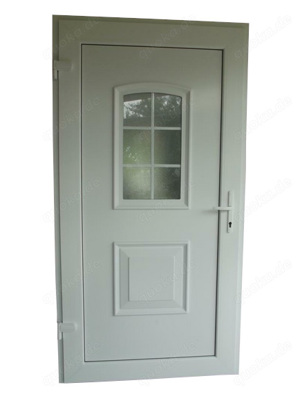Kunststoff Nebeneingangstür, Eingangstür, 110x210, 100x210 cm