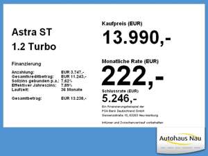 Opel Astra ST 1.2 Turbo Edition inkl. Inspektionspaket BigDea Bild 5