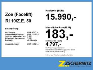 Renault ZOE (Facelift) R110/Z.E. 50 (Kauf-Batterie) Bild 4