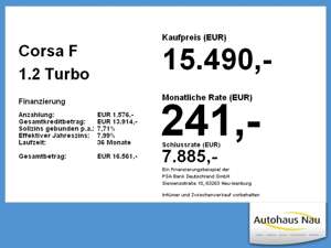 Opel Corsa F 1.2 Turbo Elegance inkl. Inspektionspaket BigDea Bild 5
