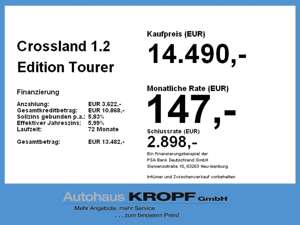 Opel Crossland 1.2 Edition 5 Jahre Garantie Bild 4