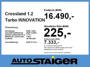 Opel Crossland 1.2 Turbo INNOVATION Head Up Kamera Bild 4