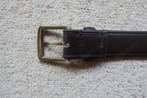 Esquire 2160 35 Ledergürtel mit Lederfutter dunkelbraun 112 cm, 3,4 cm Bild 5