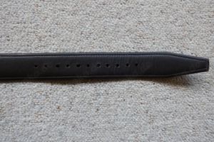 Esquire 2160 35 Ledergürtel mit Lederfutter dunkelbraun 112 cm, 3,4 cm Bild 6