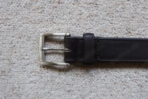 Esquire 2160 35 Ledergürtel mit Lederfutter dunkelbraun 112 cm, 3,4 cm Bild 4