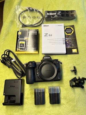 nikon z6 ii body, wie ladenneu, Ohne Gebrauchsspuren, 650 Auslösungen, XQD 64 GB