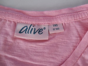 T Shirt Mädchen 140 rosa. Bild 3