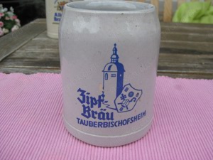 Bierkrug 0,5l Baden-Württemberg, Zipf-Bräu Tauberbischofsheim Bild 1