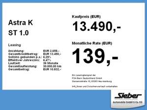 Opel Astra K ST 1.0 Turbo Selection *PDC*Klima* Bild 4