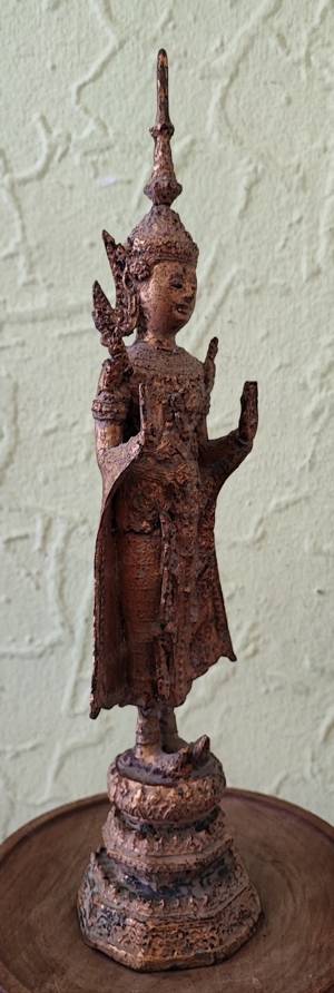 Antike Rattanakosin Buddha Thailand spät 19 Jhd Bild 4