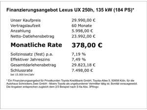 Lexus UX 250h Style Edition+PDC VH+RADAR Bild 4