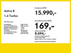 Opel Astra K 1.4 Turbo Dynamic PDC Sitzh. AHK Bild 4