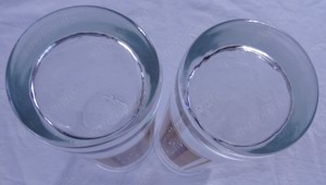 H Flirt Longdrink   Latte Macchiato Glas 2 Gläser kaum benutzt einwandfrei erhalten Trinkglas  Bild 3