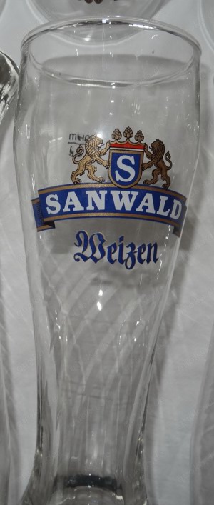 HF Sahm Weizenbierglas Achensee 0,3 Sanwald Weizen kaum benutzt sehr gut erhalten Glas Trinkglas Bie Bild 5