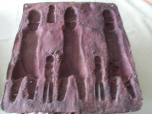 Antike Bronzeplatte Bild 6