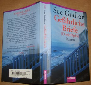 BT Sue Grafton Gefährliche Briefe -O wie Opfer Krimi, 1 mal gelesen guter halten Buch Roman nicht m