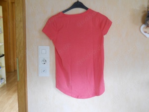 T Shirt Mädchen 146  152 pink.Pferde Aufdruck. Bild 3