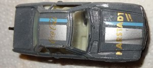 D Modellauto NO 1011 grau Coca Cola Karstadt bespielt aber noch alles dran