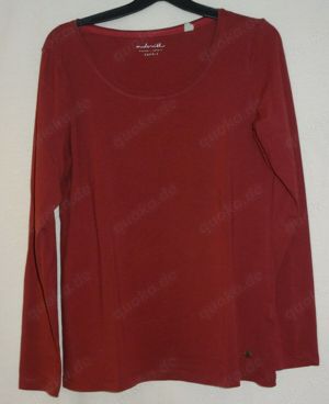 KA Esprit madewith T-Shirt Gr. L Pink Langarm Baumwolle Elasthan kaum getragen Kleidung Damen