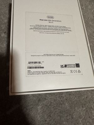  Apple iPad mini 6. Gen 64GB, Wi-Fi 8,3 Zoll - Polarstern mit Smart Folio Bild 2